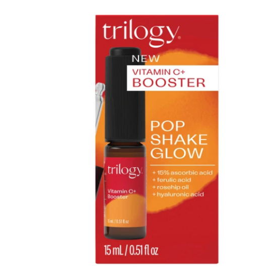 Trilogy Pop Shake Glow Vitamin C+ Booster 趣乐活维他命C+激活亮白精华 15ml【保质期2029/06】