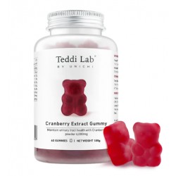 Unichi Gummy Cranbery Extract 60s 蔓越莓软糖小熊软糖 60粒【保质期2027/11】 Unichi Gummy Cranbery Extract 60s 蔓越莓软糖小熊软糖 60粒【保质期2027/11】