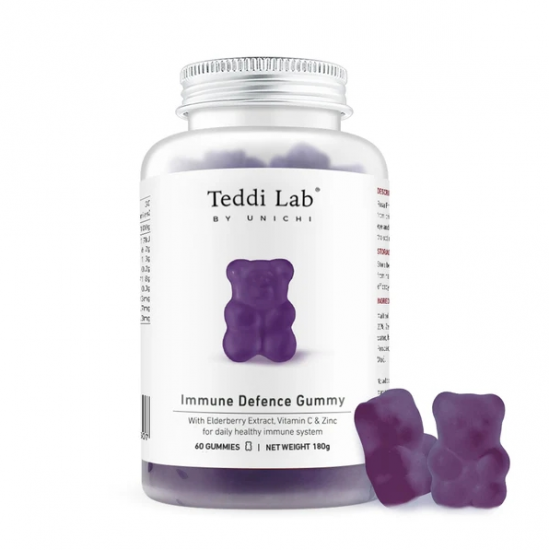Unichi Immune Defence Gummy 免疫增强小熊软糖 60粒【保质期2027/11】