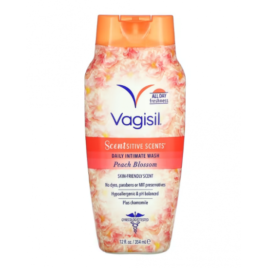 Vagisil Intimate Wash Peach Blossom 354ml 女性私处护理洗液 桃花清香 354ml【保质期2024/03】