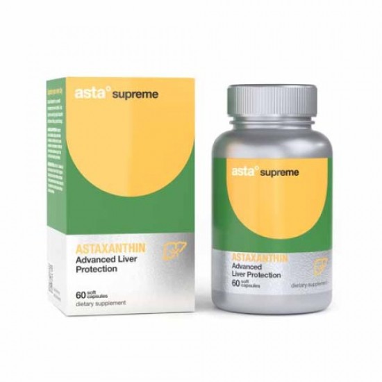 Asta supreme astaxanthin 虾青素排毒护肝胶囊60s【保质期2026/08】