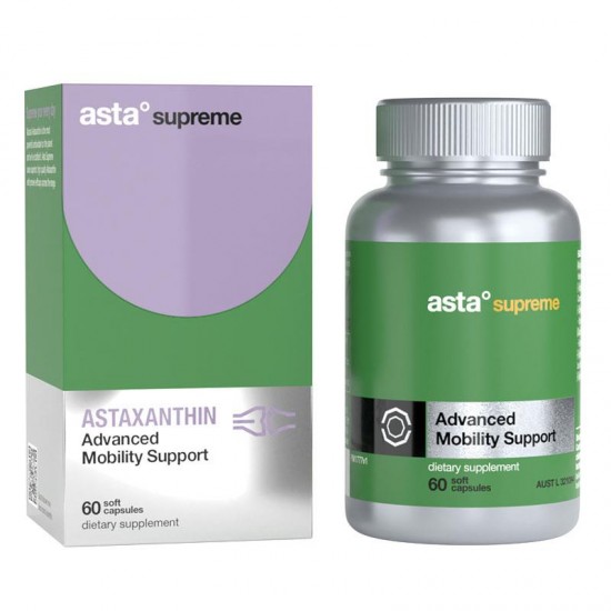 asta supreme advanced mobility support 60s 虾青素关节胶囊 60粒【保质期2025/08】