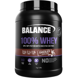 Balance 100 Whey Natural Chocolate 1kg 纯蛋白粉(巧克力味) BP0592【保质期2027/06】 Balance 100 Whey Natural Chocolate 1kg 纯蛋白粉(巧克力味) BP0592【保质期2027/06】