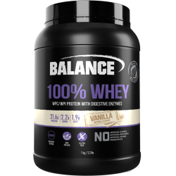 Balance 100 Whey Protein Vanilla 1kg 纯蛋白粉(香草) BP0639【保质期2027/01】 Balance 100 Whey Protein Vanilla 1kg 纯蛋白粉(香草) BP0639【保质期2027/01】