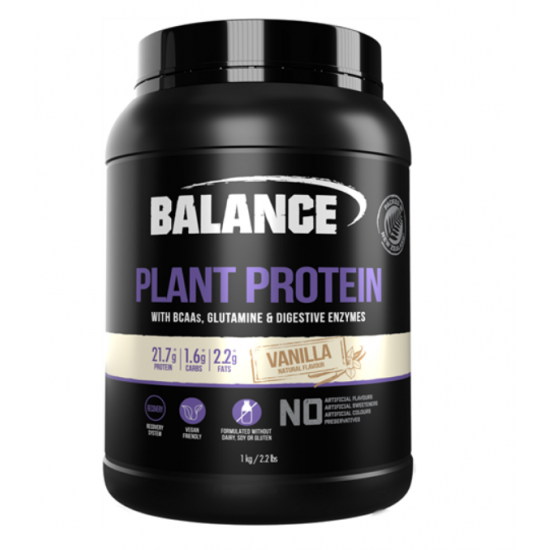 Balance Plant Protein Vanilla 1kg 天然有机植物蛋白粉香草味 BP4126【保质期到2025/06】