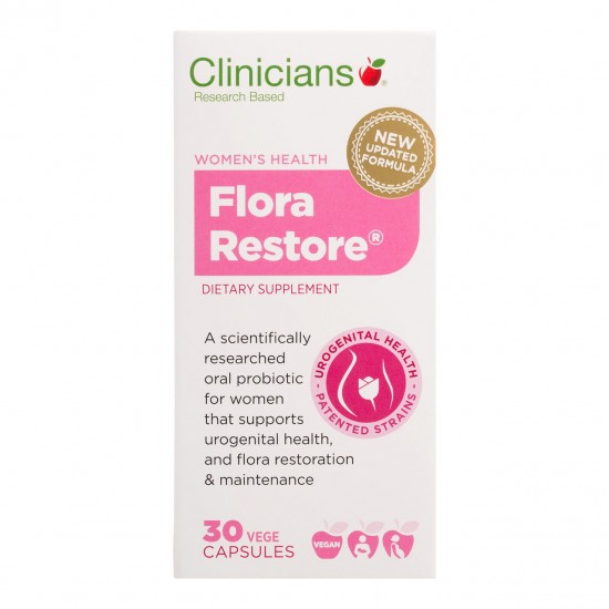 Clinicians  flora restore 科立纯 妇科口服益生菌 30粒 杀菌止痒 阴道炎 宫颈糜烂等妇科疾病 【保质期2025/02】