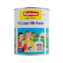 Diploma instant full cream molk powder 高钙速溶奶粉 400g【保质期01/2028】