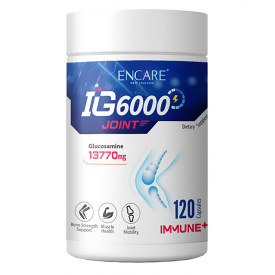 Encare IG6000 Joint 耳牛氨糖软骨关节胶囊 13770mg 120粒【保质期2028/04】