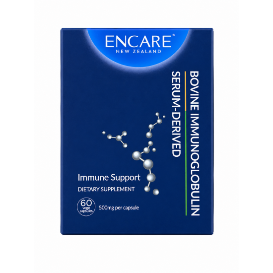 Encare Immune Support 活性耳牛球蛋白免疫胶囊 成人版 60粒【保质期2028/09】
