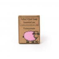 Felted Wool Soap Pomegranate 新西兰天然手工羊毛香皂【石榴香】 100g