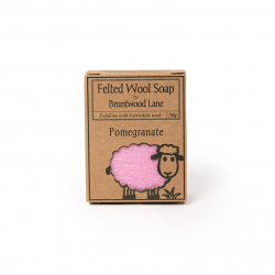 Felted Wool Soap Pomegranate 新西兰天然手工羊毛香皂【石榴香】 100g