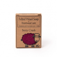 Felted Wool Soap Berry Crush 新西兰天然手工羊毛香皂【莓果沙冰】 100g
