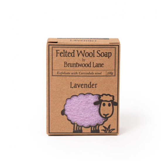 Felted Wool Soap Lavender 新西兰天然手工羊毛香皂【薰衣草】 100g