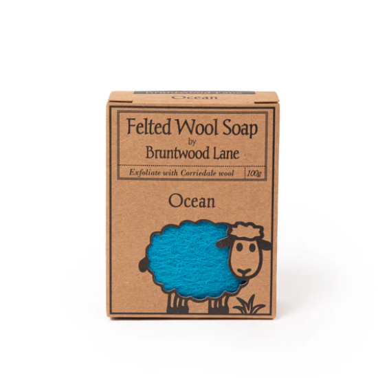 Felted Wool Soap Ocean 新西兰天然手工羊毛香皂【海洋】 100g