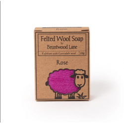 Felted Wool Soap Rose 新西兰天然手工羊毛香皂【玫瑰】 100g
