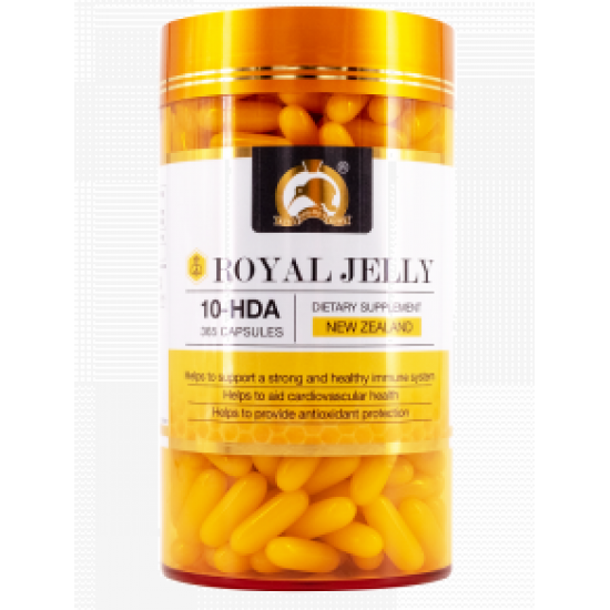 Gold Kiwi Royal Jelly 1000mg 365caps 金奇维蜂王浆胶囊 365粒【保质期2026/06】