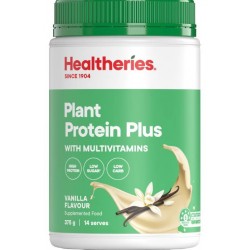 Healtheries Plant Protein Plus Powder 贺寿利植物蛋白粉 375g【保质期2027/03】 Healtheries Plant Protein Plus Powder 贺寿利植物蛋白粉 375g【保质期2027/03】
