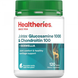 Healtheries Jointex Plus Glucosamine 1000 & Chondroitin 100 120 Tablets 贺寿利维骨力关节+维骨素 120片【保质期2027/11】 Healtheries Jointex Plus Glucosamine 1000 & Chondroitin 100 120 Tablets 贺寿利维骨力关节+维骨素 120片【保质期2027/11】