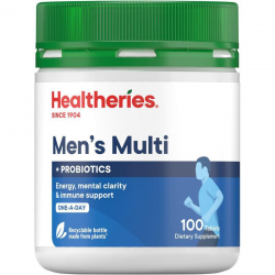 Healtheries Mens Multi 100 Tablets 贺寿利男性复合维生素 100片【保质期2028/03】 Healtheries Mens Multi 100 Tablets 贺寿利男性复合维生素 100片【保质期2028/03】