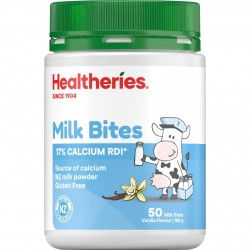Healtheries Milk Bites 贺寿利奶片儿童【香草味】50片【保质期2027/11】 Healtheries Milk Bites 贺寿利奶片儿童【香草味】50片【保质期2027/11】