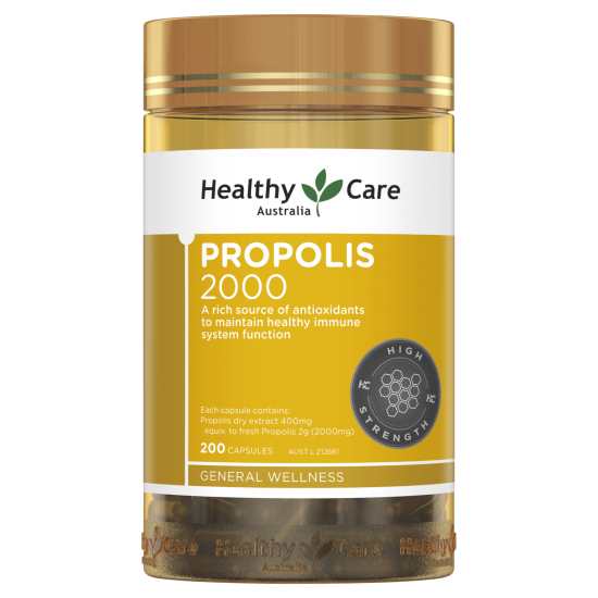 Healthy care HC 蜂胶胶囊 2000mg *200c  【保质期2026/08】