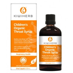 Kiwiherb Childrens Throat Syrup 100ml 儿童润喉宁糖浆 100ML【保质期2030/10】