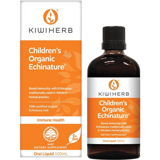 Kiwiherb 有机紫锥菊 儿童糖浆100ml 增强抵抗力  【保质期2026/03】