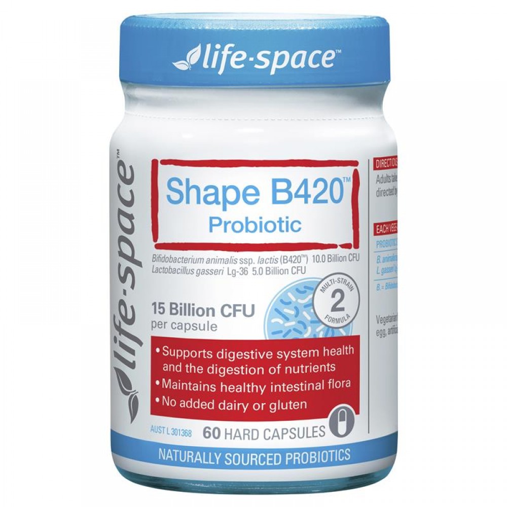 Life-Space 益倍适 塑身B420成人益生菌 60粒【保质期2027.08】