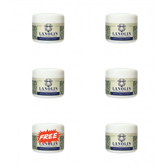 【买五送一，拍一份发6盒】Lumea lanolin moisturising cream 100g 绵羊油 【2030/11】