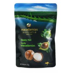 Macadamias Happy Nut Vanilla 225g 澳洲快乐烤坚果-香草味 225g 【保质期2026/08】 Macadamias Happy Nut Vanilla 225g 澳洲快乐烤坚果-香草味 225g 【保质期2026/08】