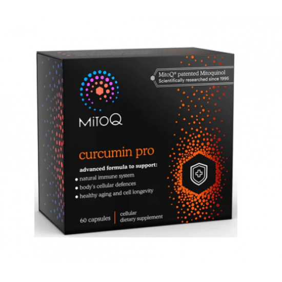 Mitoq Curcummin Pro【升级版】姜黄素胶囊(助力免疫) 60粒【保质期2028/10】