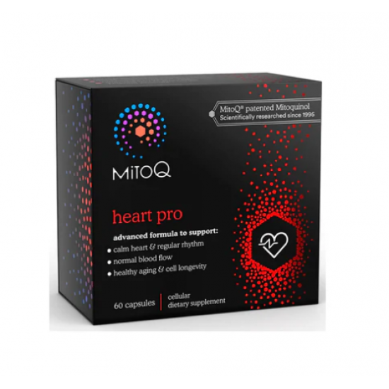 MitoQ Heart Pro 【升级版】舒心胶囊(助力心脏和血管功能健康) 60粒【保质期2028/08】