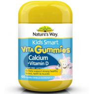 Nature's Way 佳思敏 补钙+维生素D儿童软糖 60粒 【保质期2026/11】