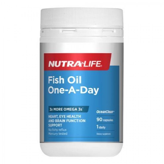 Nutralife 纽乐 三倍浓缩深海鱼油 90粒 每日一粒 【保质期2026/03】