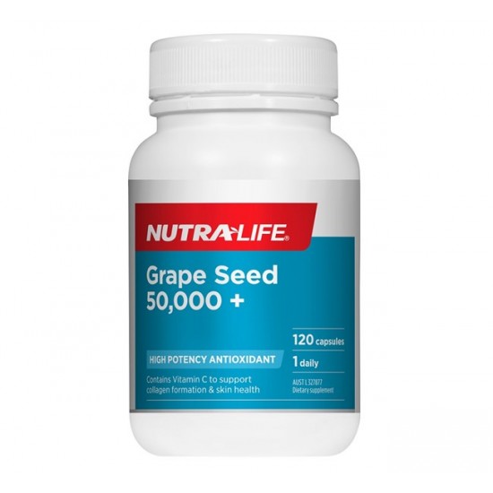 Nutralife <小P老师推荐> 纽乐 有机葡萄籽精华胶囊120粒  【保质期2025/10】