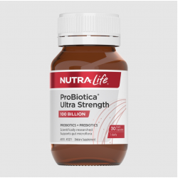 Nutra Life ProBiotica Ultra Strength 100 Billion 纽乐益生菌超强效 30粒【保质期05/2027】