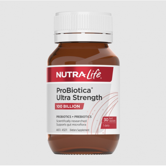 Nutra Life ProBiotica Ultra Strength 100 Billion 纽乐益生菌超强效 30粒【保质期05/2027】
