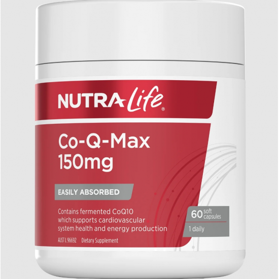 Nutralife 纽乐 辅酶Q10胶囊 150mg 60粒 最大复合配方 护心胶囊  【保质期2026/11】
