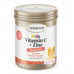 Radiance Kids Gummies VitC Zinc 儿童维C 锌软糖 45粒【保质期2027/05】