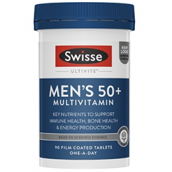 Swisse Men Ultivite 50+ 90t 老年男性综合维生素 90t 【保质期2027/01】