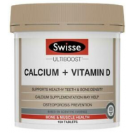 Swisse 钙片 柠檬酸钙 大钙 娘娘钙 VD/钙 150片【保质期2027/07】