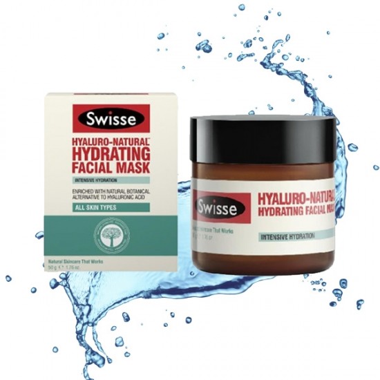 Swisse hydrating facial mask 50g 天然草本玻尿酸保湿补水面膜50g
