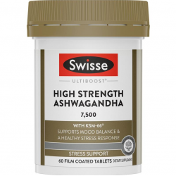 Swisse Ultiboost High Strength Ashwagandha 高浓度南非醉茄 60片【保质期2028/01】