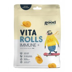 The Good Vitamin Co vita rolls immune+ 水果卷【免疫】一包8个【保质期2027/12】 The Good Vitamin Co vita rolls immune+ 水果卷【免疫】一包8个【保质期2027/12】
