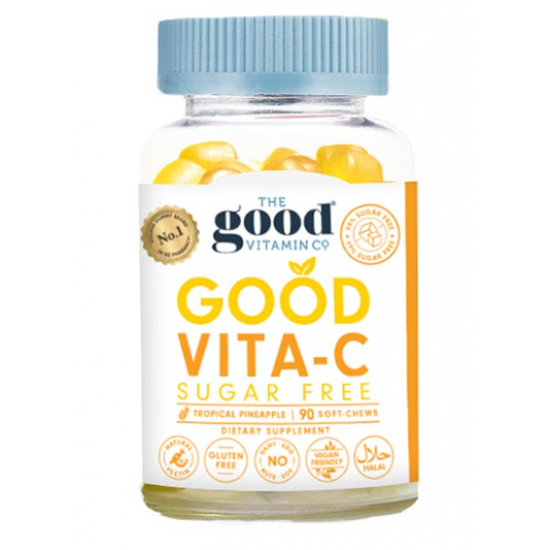 The Good Vitamin Co Adult Good Vita-C Sugar Free 成人无糖维c软糖 90粒【保质期2028/06】