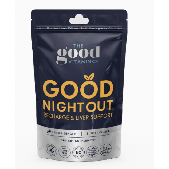 The Good Vitamin Co Good Night Out 成人解酒护肝软糖 5粒装【保质期2028/06】