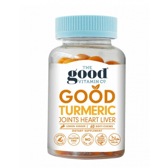 The Good Vitamin Co Adult Good Turmeric 成人姜黄素软糖 60粒【保质期2028/03】