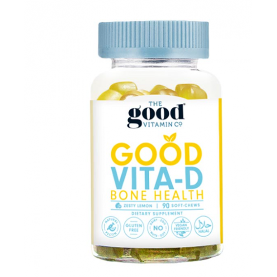 The Good Vitamin Co Adult Good Vita-D Bone & Immune 成人维D骨钙+免疫软糖 90粒【保质期2028/04】
