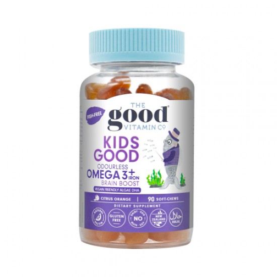 The Good Vitamin Co. 儿童 OMEGA-3 鱼油软糖 （香橙味）【保质期2025/08】