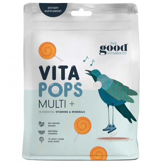 The Good Vitamin Co Kids Good Multi 12 lollipops 儿童综合维生素棒棒糖 12支【保质期2028/07】